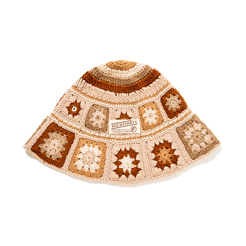 430 fourthirty/KNIT PATTERN HAT フォーサーティ/ニットパターンハット